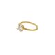 Gold-Plated Solitaire Ring