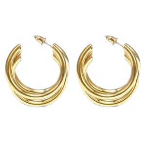 Triple Layer Hoop Earrings